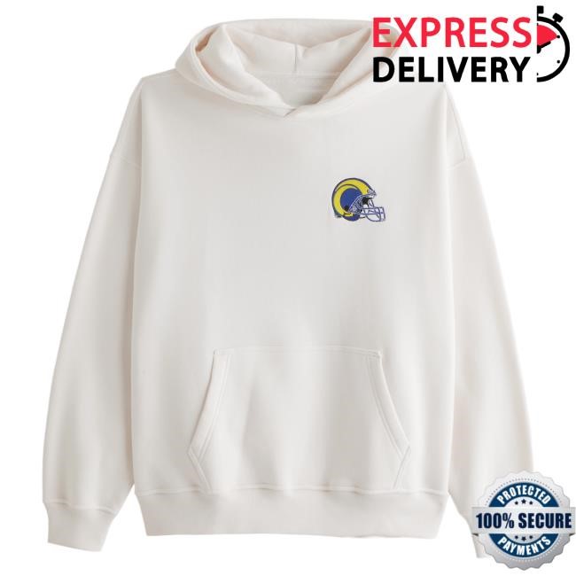 Official Abercrombie And Fitch Los Angeles Rams Graphic Hoodies NFL by Abercrombie