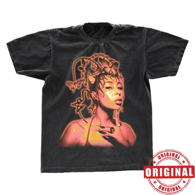 Official Kali Uchis Merch Store Rmiv West Coast Tour Black T Shirt Kaliuchis Clothing Shop