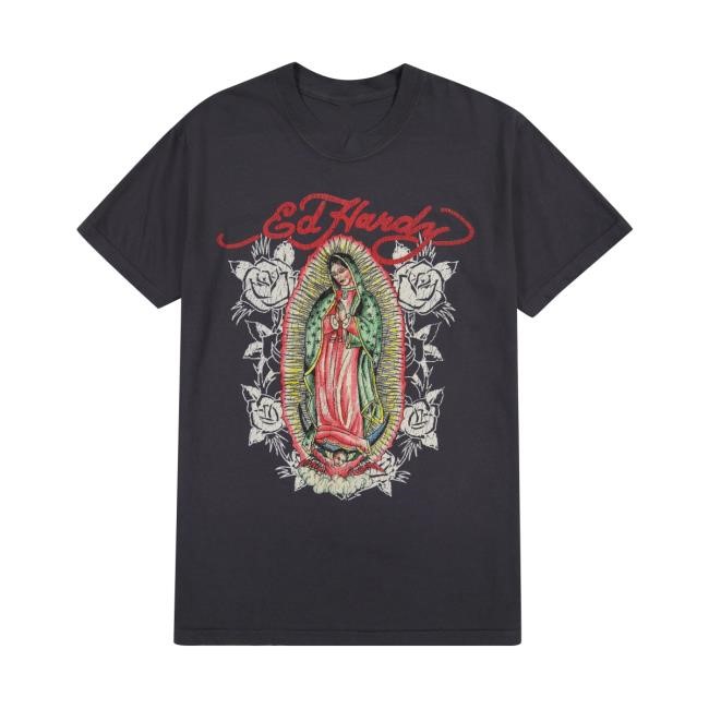Mary Graphic Tee Shirt Ed Hardy
