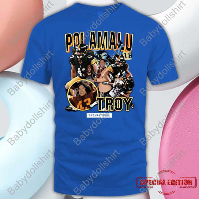 Dreamathon Merch Troy Polamalu Tp Pitt Dreams Long Sleeve T Shirt