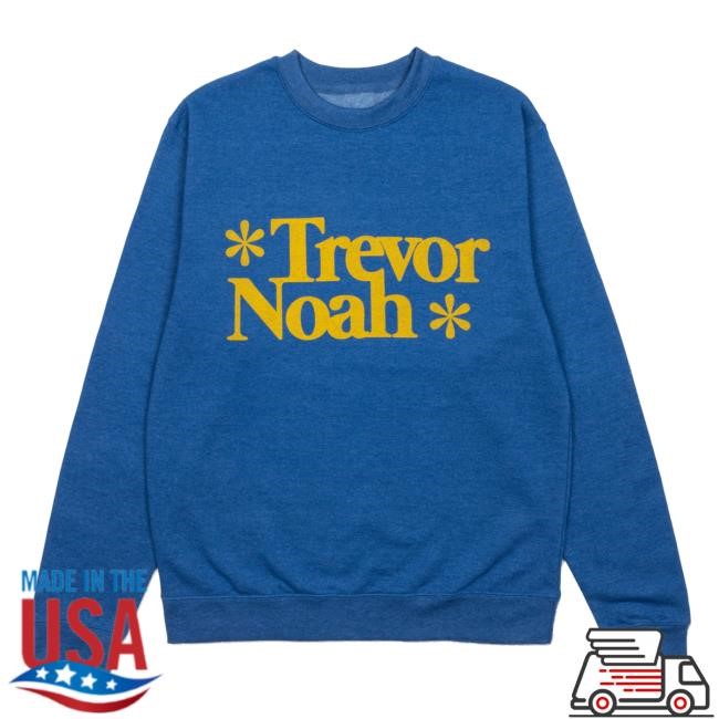 Trevor Noah Shop - Top Drawer Merch | Retro Logo Pullover Sweatshirt- Blue