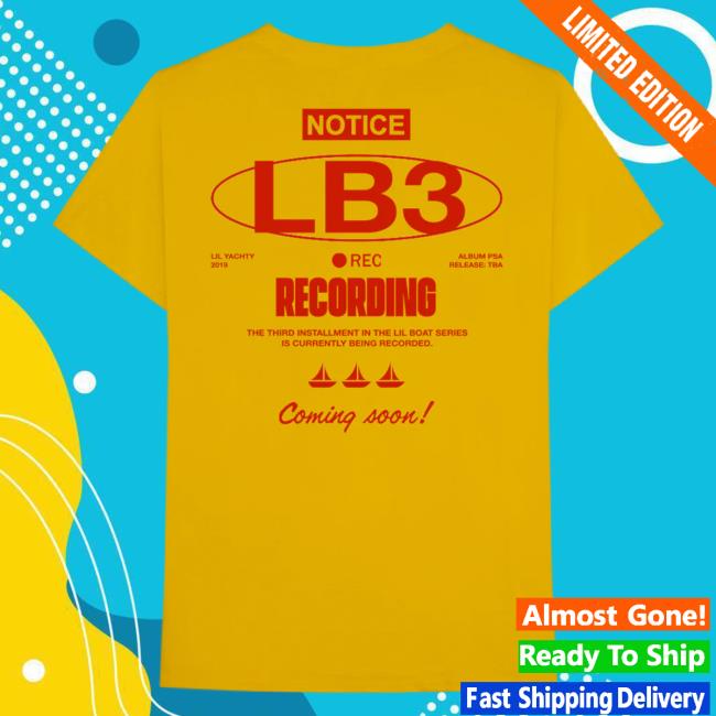 Official Lil Yachty Apparel Clothing Merch Store Shop LilYachty Lb3 Gold Tee Shirt Concrete Boy Lil Boat LilBoat