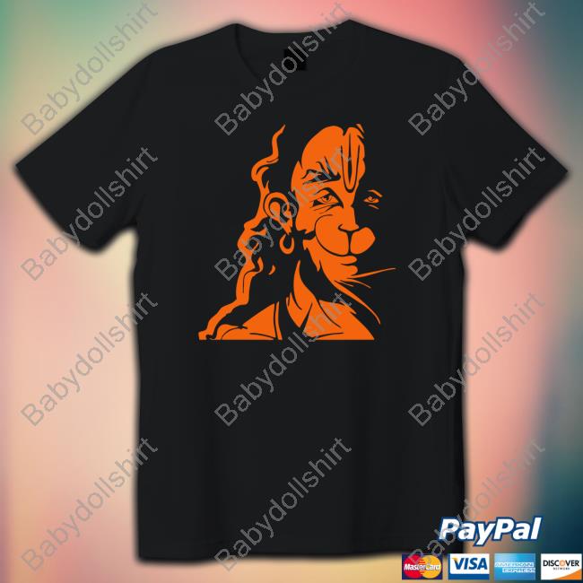 Kadak Merch Akash Banerjee Happy Hanuman Tee Shirt Thedeshbhakt