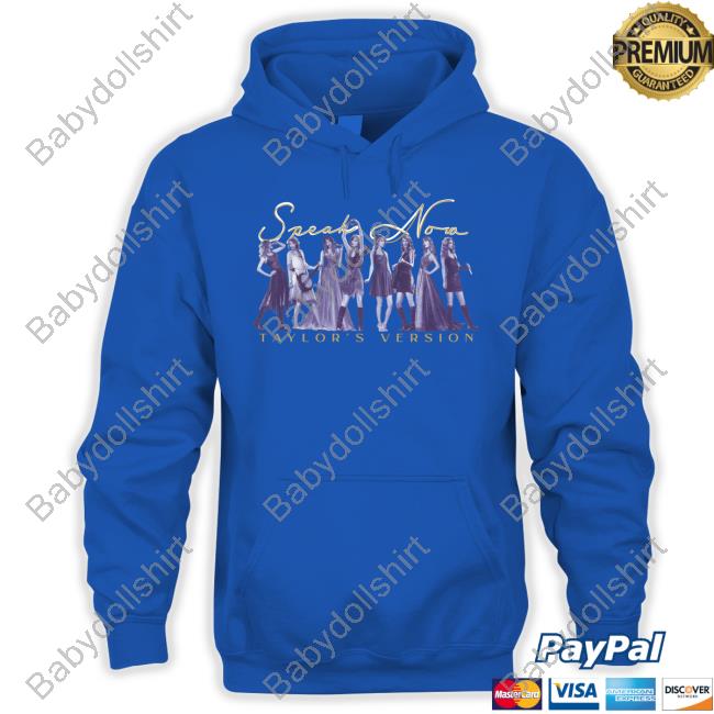 Official Taylor Swift Store Speak Now Taylor's Version Eras Beige Hoodie