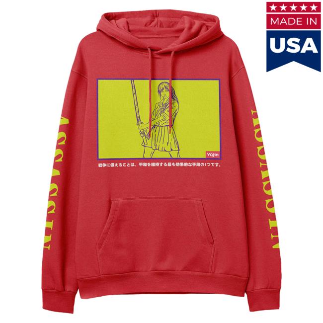 Official Yujin Clothing x Champion Assassin Crewneck Sweatshirt Red