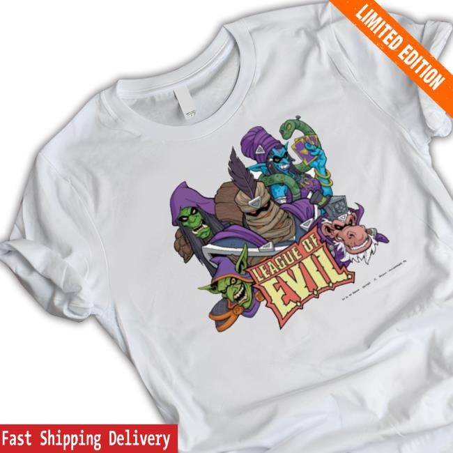Official Jim Nelson League Of Evil Crewneck Sweatshirt