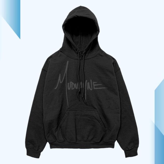 Official Mudvayne Merch Mud Vayne Logo Blackout Hoody