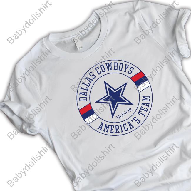 Honor Dallas Cowboys America's Team Long Sleeved T Shirt