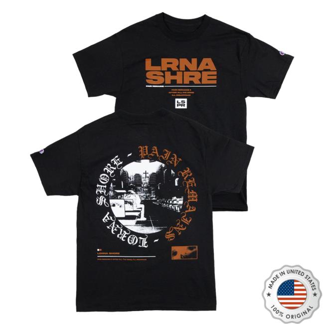 Official Lorna Shore Store Merch Lorna Shore x Champion Pain Remains II: After All I've Done, I'll Disappear Top Shirt Black LornaShore