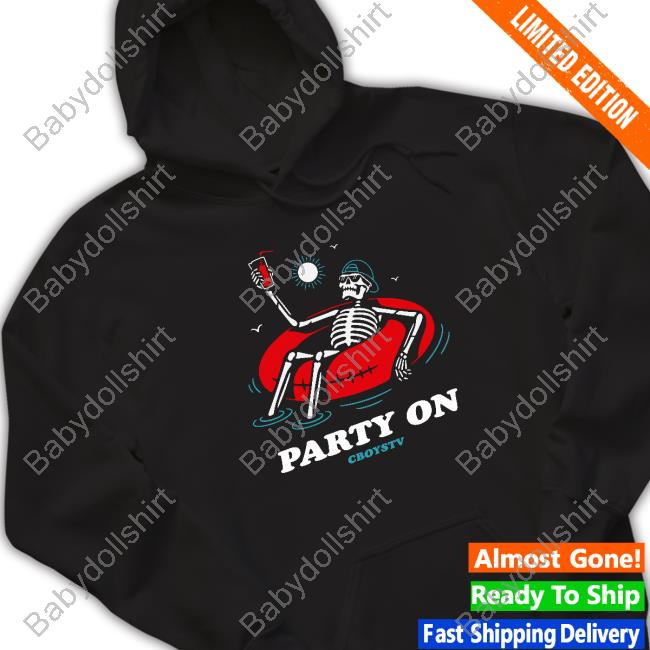 Cboystc Merch Party On Cboystc Kickback Hoodie