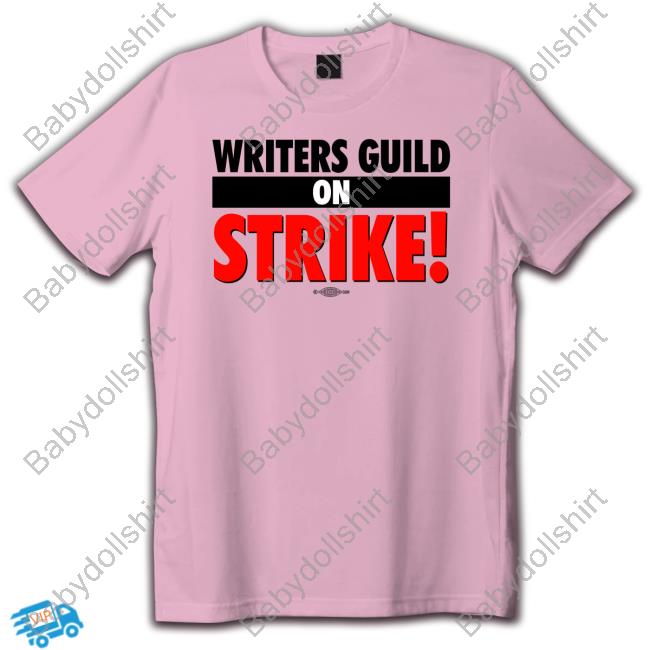 Official Writers Guild On Strike Shirt