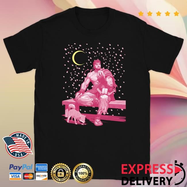 Official Ten/O Street Fighter - 'Cherry Blossom Ryu' Shirt - Black