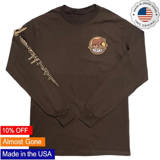 Official Hershey Bears Merch Store Hershey Bears Primary Logo L/S Tee Skyline Hersheybears