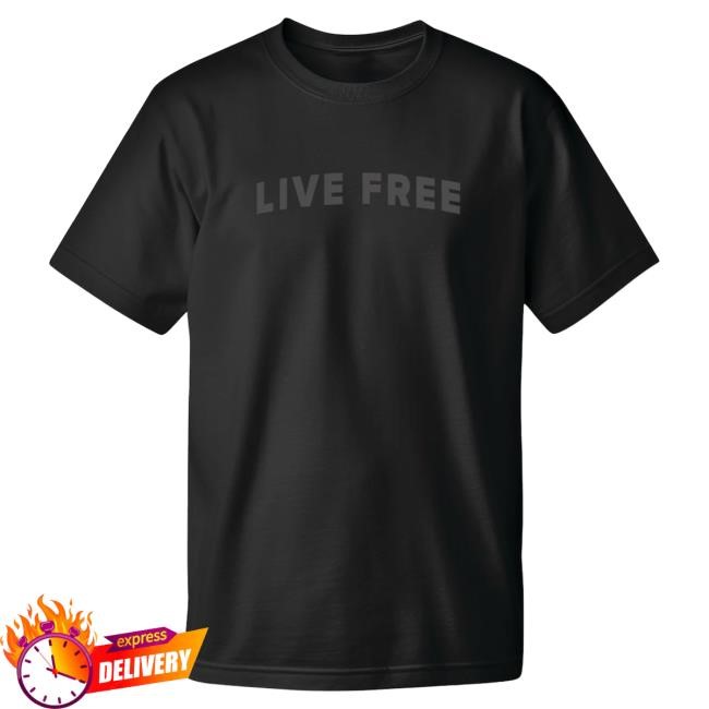 Official Charlie Kirk Merch The Live Free Shirts