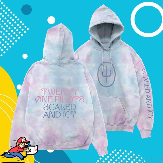Official 21 Pilots Apparel Clothing Store Merch Tie-Dye Twenty One Pilots Scaled And Icy Sai Simple Tie Dye Sweatshirt TwentyOnePilots 21Pilots Shop
