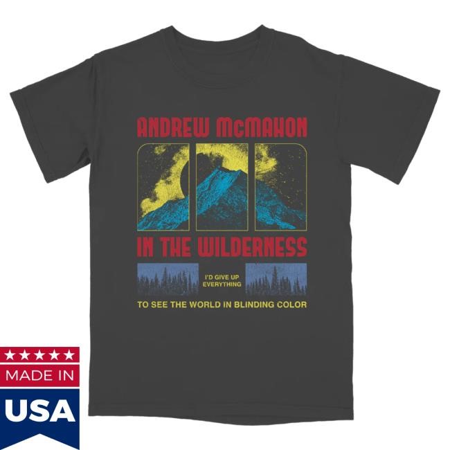 Official Andrew Mcmahon Merch Mountain Shirt
