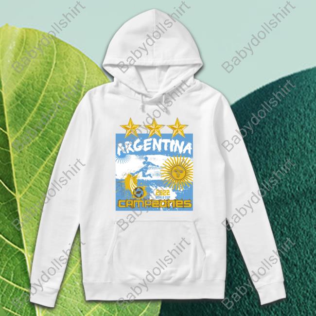 Argentina 2022 World Cup Campeones T Shirt