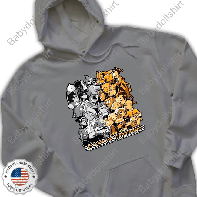 Battle Clash Of Cartoons Hoodie Official Battle Clash Of Cartoons Crewneck Sweatshirt