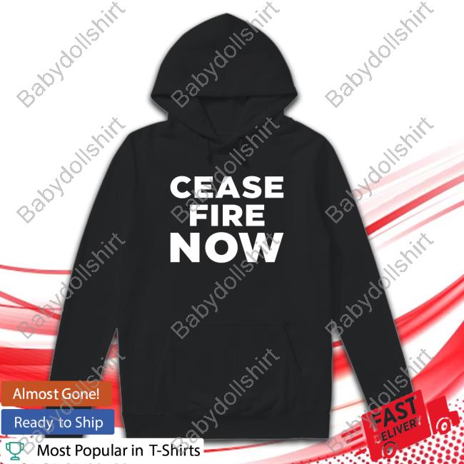 Official Cease Fire Now Shirts Palestine Protestors At Grand Central