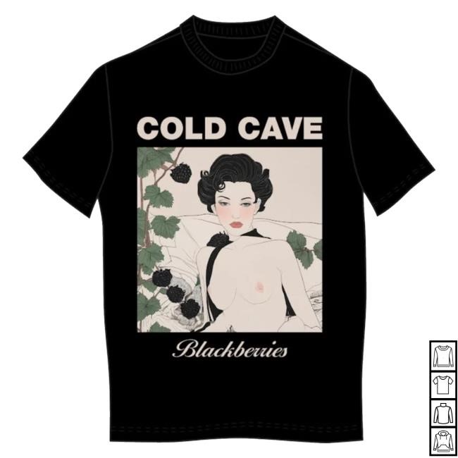 Cold Cave Blackberries New Tee – Heartworm Press
