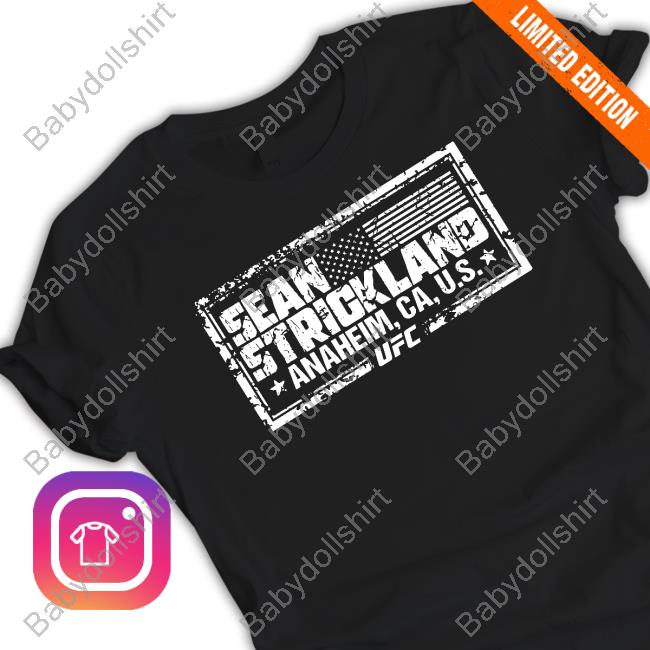 Official Ufc Sean Strickland Crest Shirts