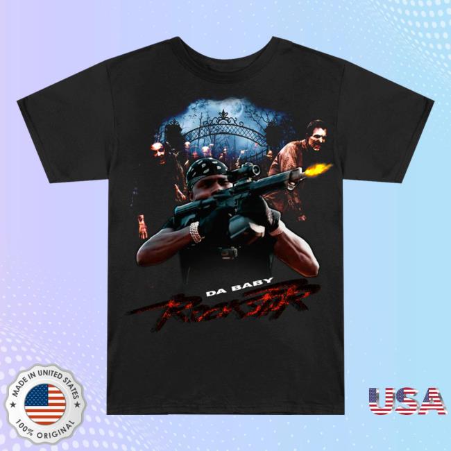 Official Dababy Clothing Merch Store Shop Da Baby Rockstar Zombie T-Shirt