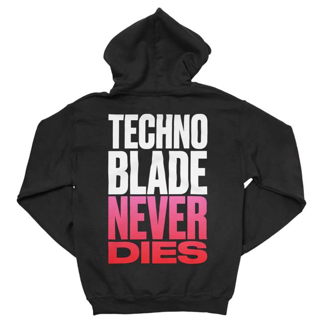 Official Technoblade Merch Store Shop Technoblade Never Dies Hood Black