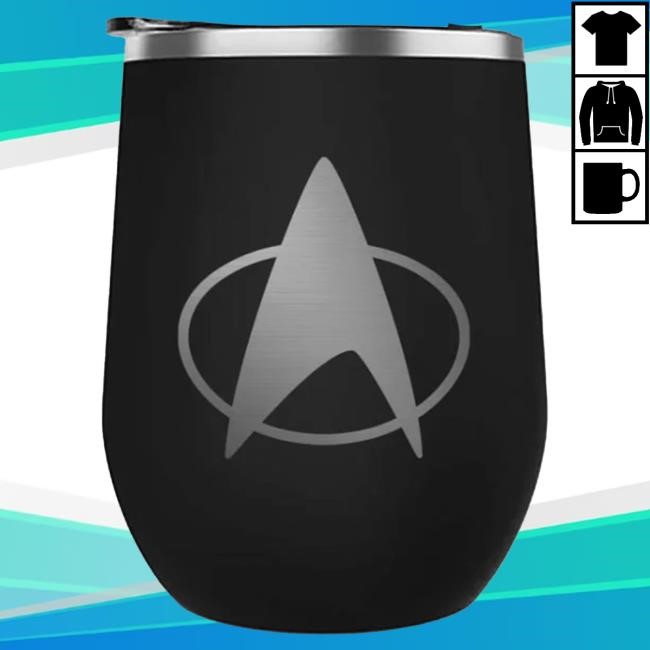 Official Paramount Merch Store Star Trek: The Next Generation Delta Wine Tumbler Paramount Clothing Shop