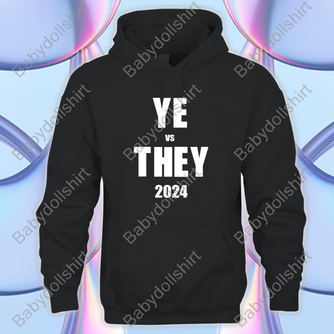 YE vs THEY 2024 Edition Limited Long Sleeve Tee Black