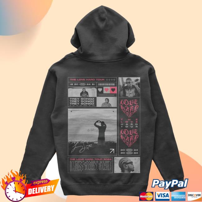 Official Absolute Merch Trey Songz Love Hard Crew neck Sweatshirt