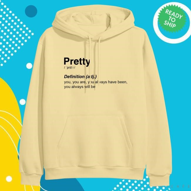 Official Jvke Merch Jvke Pretty Definition Black Hoody
