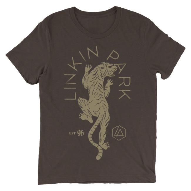 Official Linkin Park Merch Store One More Light Tiger Master Sweater Chocolate Brown LinkinPark Apparel Clothing Shop