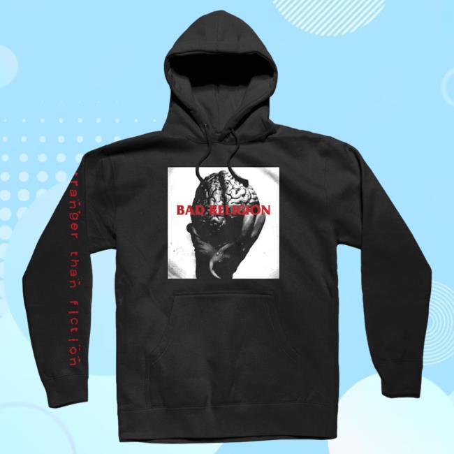 Official Kings Road Merch Store Bad Religion Brain Hooded Sweatshirt (Black) BadReligion Kings Road Shop