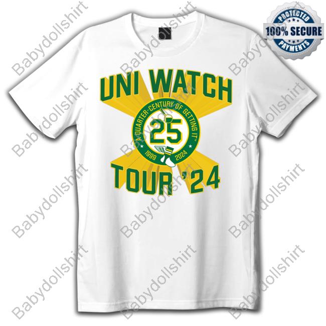 Uni Watch 25th-Anniversary Tour Tee