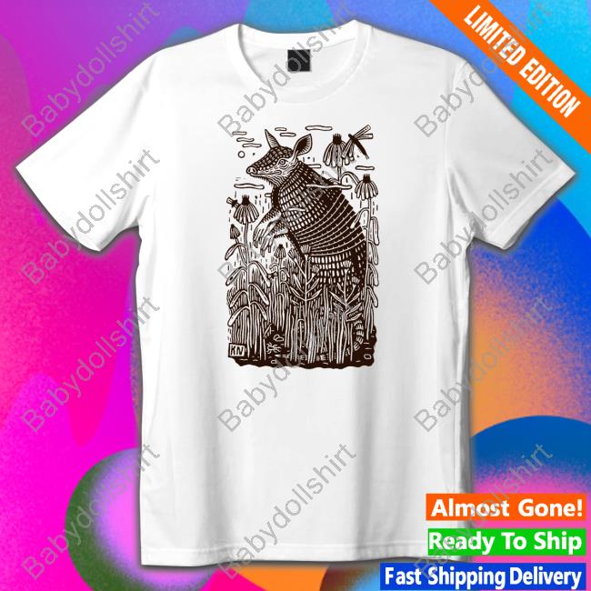 Flash Flood Print Shop Kathleen Neeley Ok Fauna Armadillo Shirt Shirt
