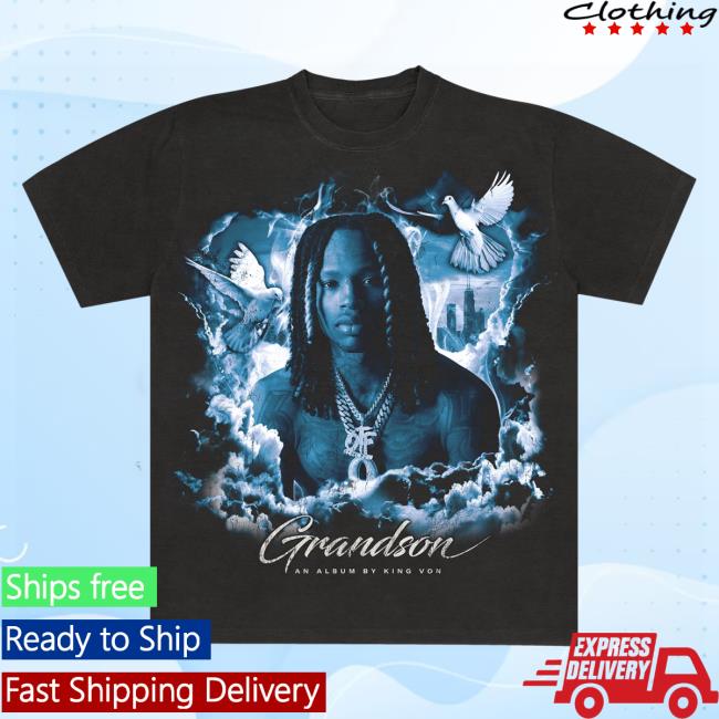 Official King Von Merch Store Don't Miss Shirts Black King Von Apparel Clothing Shop KingVon