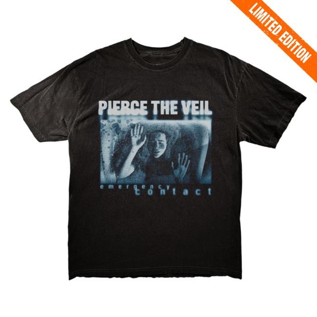 Official Pierce The Veil Merch Store Shop Emergency Contact Shirt 2024 PTV Merch