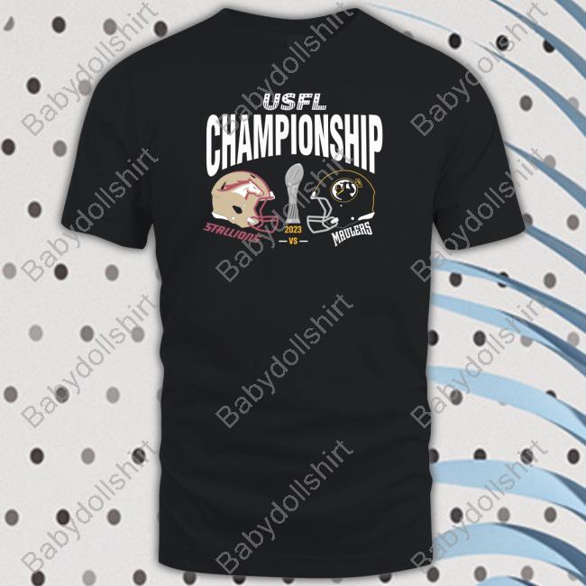 USFL Championship Birmingham Stallions Vs Pittsburgh Maulers Match Up Shirt