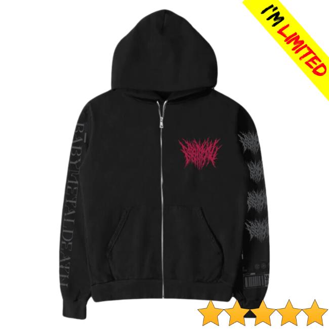 Official Baby Metal Merch Store BabyMetal "Metalverse Gateway" Pullover Sweatshirt Baby Metal Apparel Clothing Shop