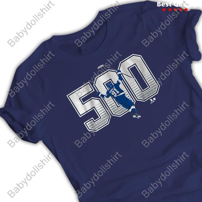 Tampa Bay Lightning Steven Stamkos 500 Goals Shirt