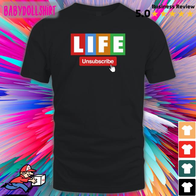 Unsubscribe Podcast Life T Shirt Unsubscribe Podcast Merch Bunkerbranding