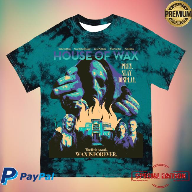 Official Studiohouse Designs Merch Store House Of Wax Tiedye T-Shirts Bo (Teal) Studiohouse Designs Apparel Clothing Shop StudiohouseDesigns