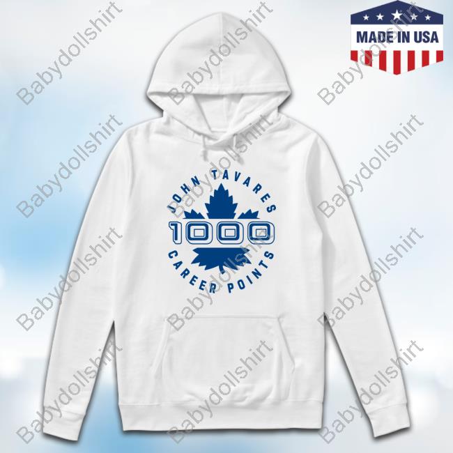 Official John Tavares 1000 Career Points Tee Shirt