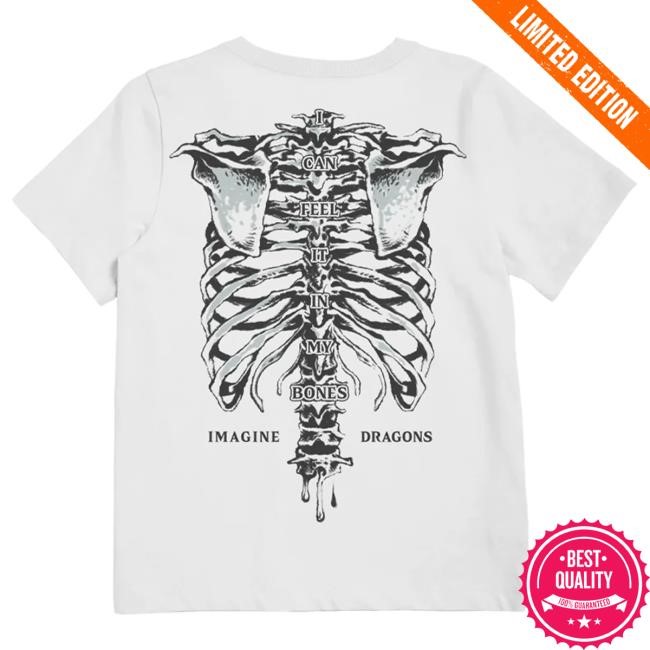 Official Imagine Dragons Merch Store Shop Feel It In My Bones Skeleton Hot Shirt ImagineDragons