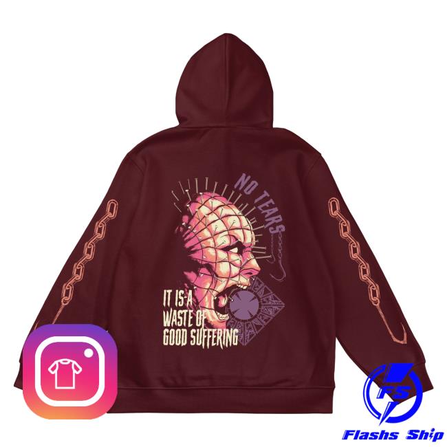 Any Means Necessary Clothing Hellraiser Hoody Burgundy