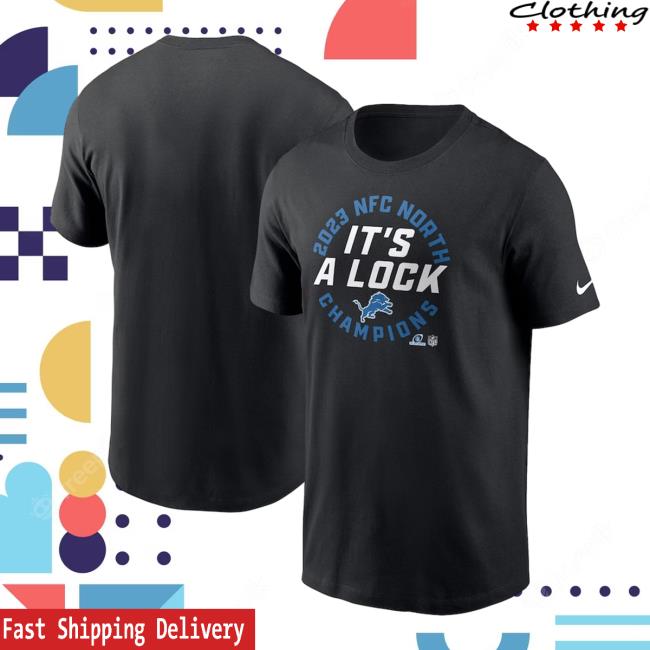 Detroit Lions 2023 NFC North Division Champions Long Sleeved T Shirt