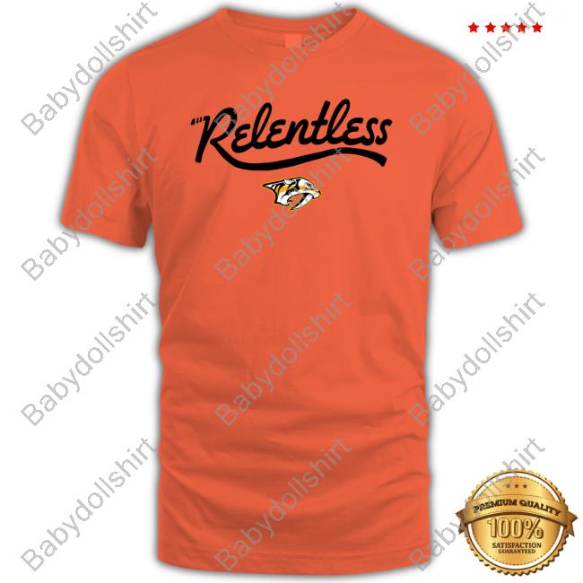 Relentless Nashville Predators Logo New Shirt