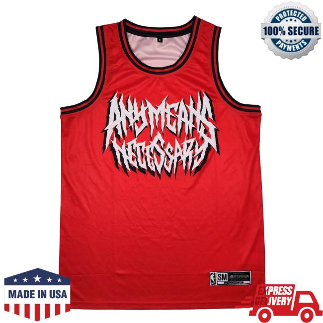 Any Means Necessary Clothing Thrasher Jersey T-Shirts