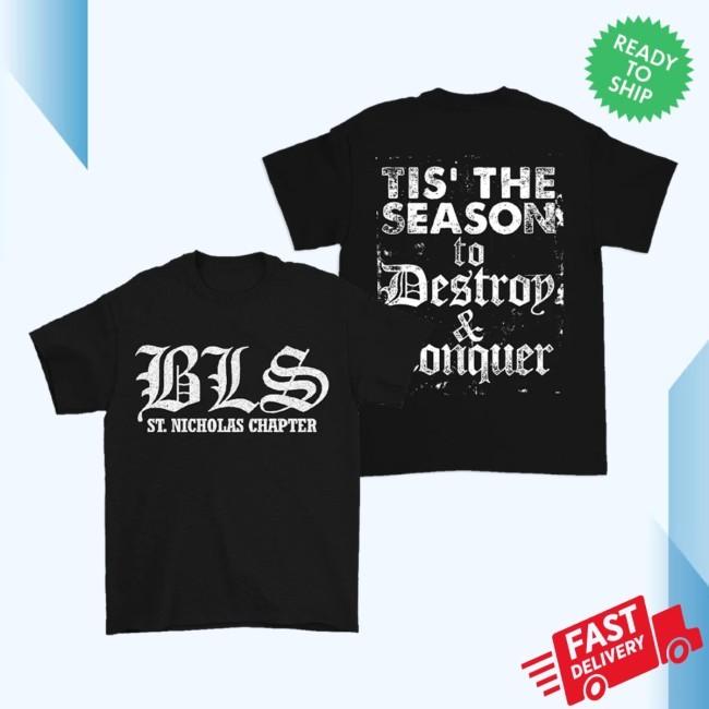 BLS St. Nicholas Tis The Season Tee Black Label Society