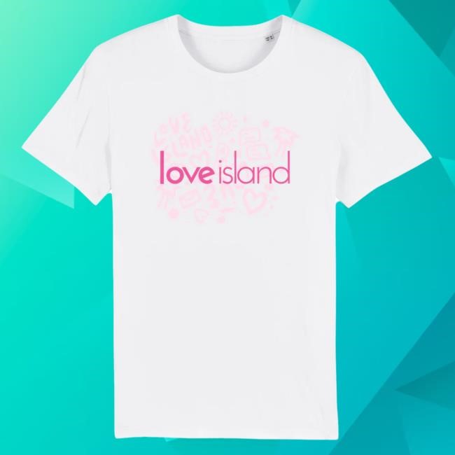 Love Island Scatter New Shirt (pink) | Love Island Merch Store Official